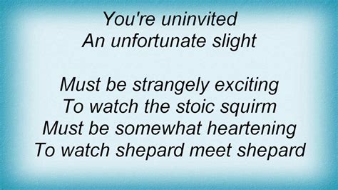 lyrics of uninvited